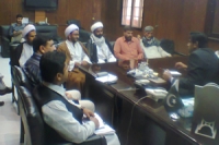 ایم ڈبلیوایم کے وفد کی کمشنرحیدرآبادآصف حیدرشاہ سے ملاقات ، قدم گاہ مولاعلی ؑپر سیوریج کے گندے پانی کی عدم نکاسی پر احتجاج