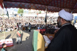 سیاسی فرعونوں سےگلگت بلتستان کے محروم عوام کے  حقوق چھین کر لیں گے، علامہ امین شہیدی