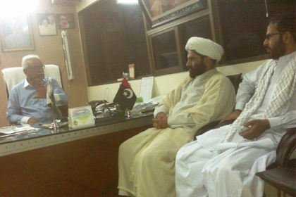 شہداء کمیٹی کے وفد کی مشیر وزیر اعلیٰ سندھ سید وقار مہدی سے ملاقات