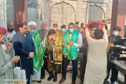 سی سی پی او اور ڈی سی لاہور کا ایم ڈبلیوایم سینٹرل پنجاب کے قائدین کے ہمراہ دربار بی بی پاک دامن کا دورہ