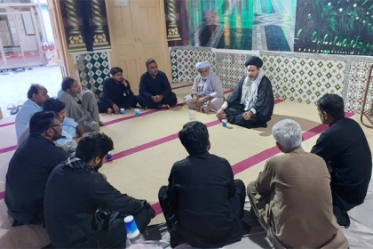 صوبائی آرگنائزرایم ڈبلیوایم پنجاب علامہ سید علی اکبر کاظمی کاتحصیل بھلوال کا تنظیمی دورہ
