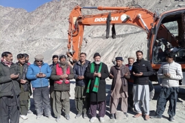 سیلاب کی ذد میں آنے والی تندل چنداہ روڈ کی تعمیر نو کا آغاز ،ایم ڈبلیوایم رہنما آغا علی رضوی کے دست مبارک سے ہوگیا
