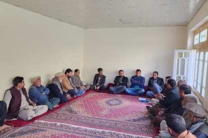 عمائدین کواردو بالا کی اپوزیشن لیڈر کاظم میثم سے ملاقات، پرائمری اسکول کا مطالبہ منظور کرنے پر اپوزیشن لیڈر کا شکریہ