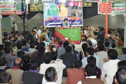 علامہ احمد اقبال رضوی کا دورہ بھکر ،پنجگرائیں اور سیال موڑ میں جشن صادقینؑ سے خطاب