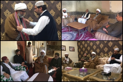 علامہ راجہ ناصرعباس کی درگاہ لال شہبازؒکےسجادہ وگدی نشین صاحبان سےتعزیت،اے پی سی میں شرکت کی دعوت